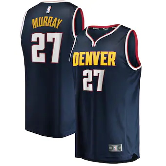 youth fanatics branded jamal murray navy denver nuggets fas-390